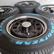 新品 デイトナ 16-6.5J＋38 6-139.7 クロームリム タイヤ付4本SET 215/65R16 グッドイヤーナスカー ハイエース200系 (W2167-2)_画像4