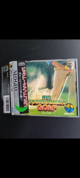 ネオジオCD ビックトーナメントゴルフ BIG TOURNAMENT GOLF SNK エスエヌケイ NEOGEO 箱説 帯付