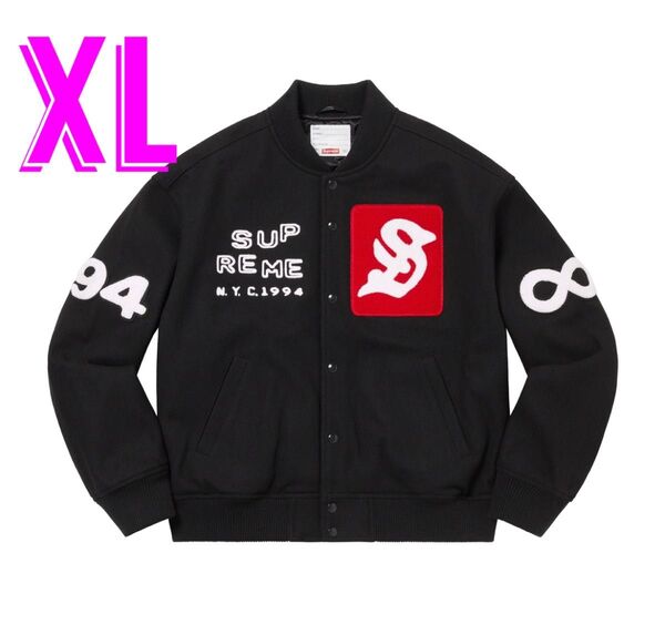 Supreme Tourist Varsity Jacket "Black" XL 店舗購入品