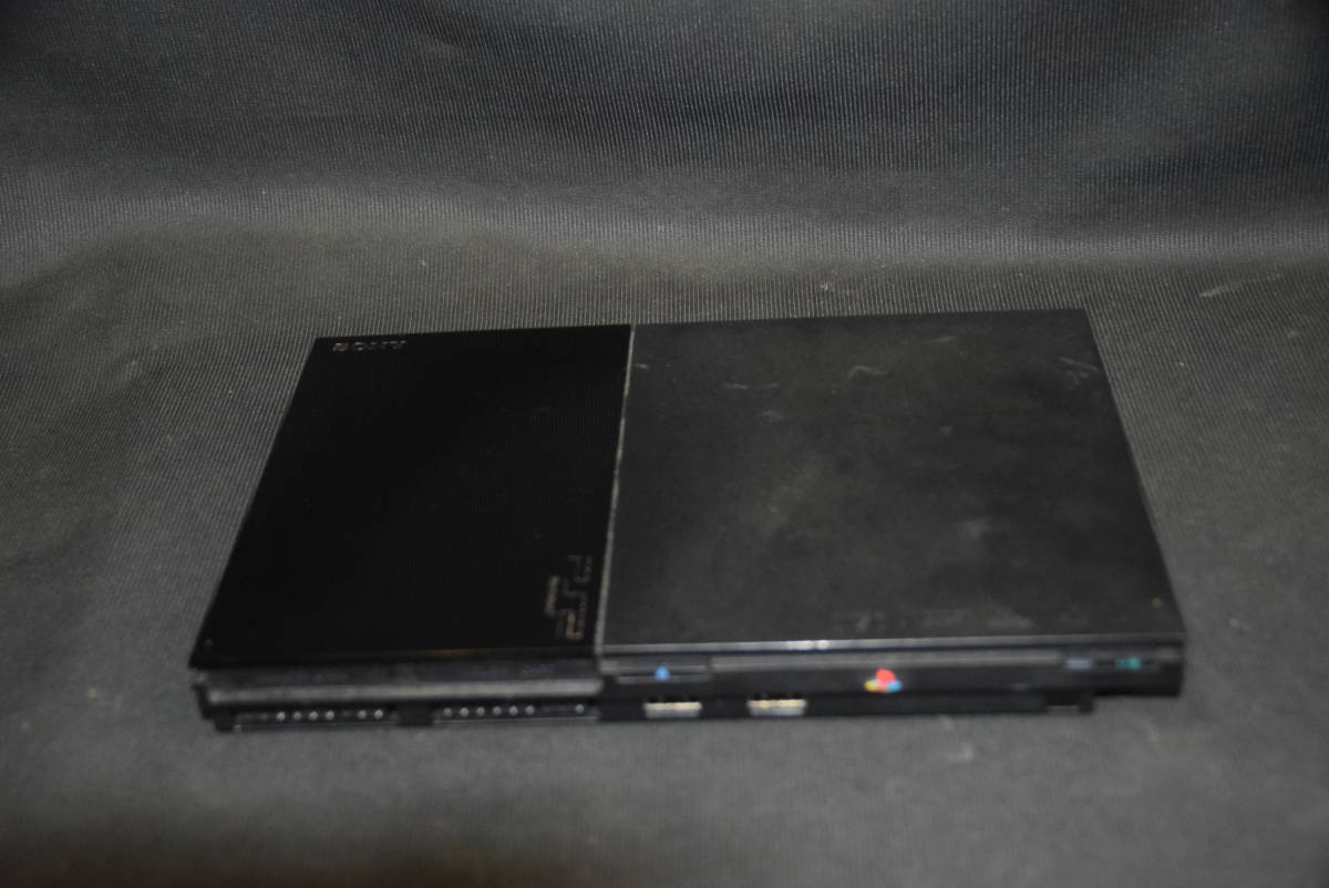 PS2ハード プレイステーション2本体 チャコールブラック(SCPH-90000CB 