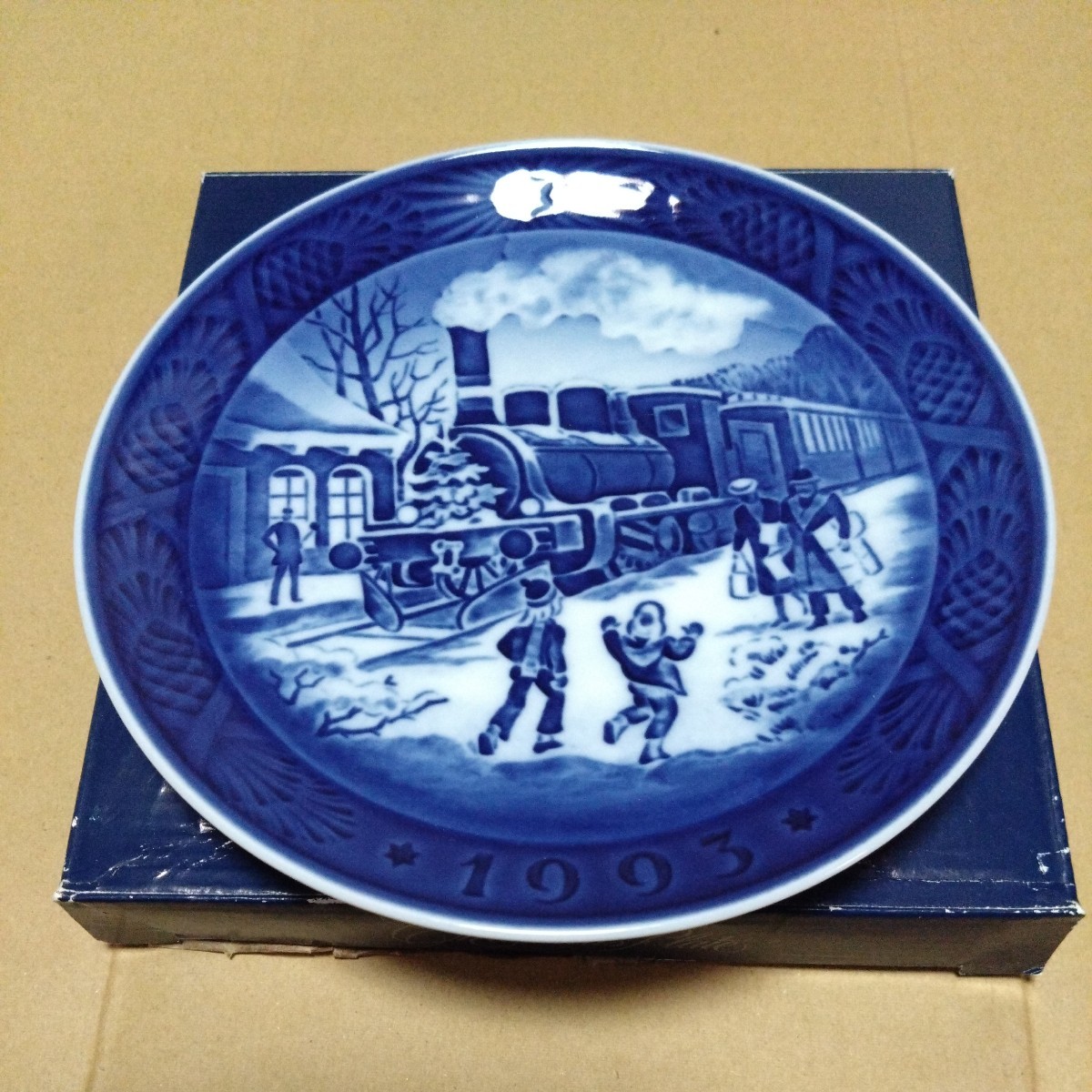 未使用品】ロイヤルコペンハーゲン 1993年 イヤープレート 限定品 ご