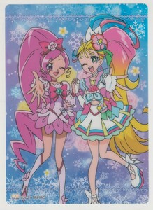 ＃クリア下敷き　キュアサマー＆キュアブロッサム　映画 トロピカル～ジュ！プリキュア 雪のプリンセスと奇跡の指輪