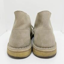 レア 美品★クラークス clarks デザートブーツ DESERT BOOT スエード 迷彩柄 カモフラ US8.5 26.5cm ベージュ 数回使用_画像4