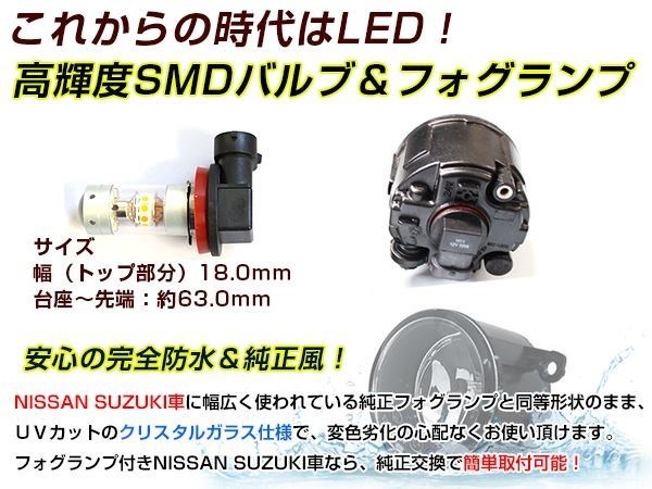 LED 150W ホワイト フォグランプ ユニットset ハロゲン付属 純正交換 HID対応 耐熱 強化 ガラス レンズ セレナハイウェイスターC26 LED 150W ホワイト フォグランプ ユニットset ハロゲン付属 純正交換 HID対応 耐熱 強化 ガラス レンズ セレナハイウェイスターC26