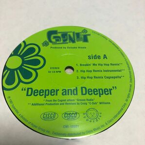 キムタク主演ロンバケ挿入歌　Cagnet/Deeper and Deeper レコード