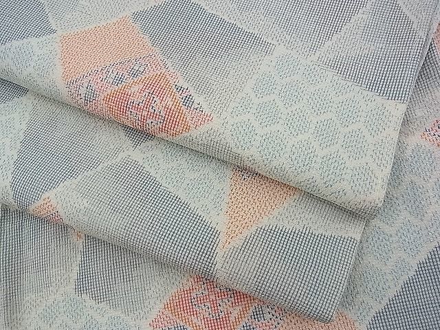 期間限定セール50%off!本塩沢 単衣やまだ織 関なつ子作未使用m-s8157