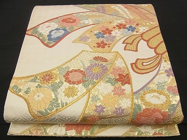 着物屋ほのか□六通柄袋帯唐織能衣裂取鳳文金糸逸品am1106 - JChere