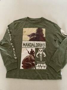 ■ＧＡＰ■新品■140■ギャップ■人気ロンT■ＵＳＡ■カーキ■スターウォーズ■STAR WARS■2-1