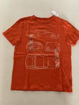 ■ＧＡＰ■新品■130■ギャップ■人気Tシャツ■ＵＳＡ■オレンジ■アメ車■スポーツカー■重ね着にも■1-1_画像1