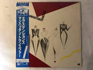 30414S 帯付12inch LP★マンハッタン・トランスファー/THE MANHATTAN TRANSFER/EXTENSIONS★P-10772A