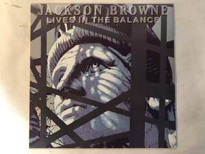30414S 見本盤 12inch LP★ジャクソン・ブラウン/JACKSON BROWNE/LIVES IN THE BALANCE★P-13246