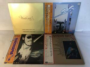 30429S 帯付12inch LP★柳ジョージ & レイニーウッド 4点セット★Woman and I /WEEPING IN THE RAIN /YOKOHAMA /GREATEST HITS 20