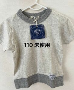 110サイズ　新品ダグ付　ロゴ　スウェT 半袖スウェット 半袖Tシャツ