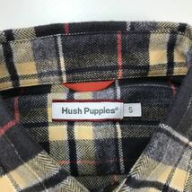 HUSH PUPPIES ハッシュパピー　ネルシャツ　ボタンダウン　チェック柄　長袖　紳士　メンズ　Sサイズ　24-51a_画像4