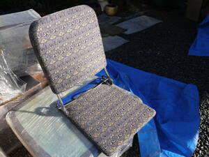 [1D27 O]HIKARI light "zaisu" seat folding Showa Retro modern peace furniture chair ②