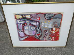 Art hand Auction [TS30421] لوحة بالألوان المائية عالم ذلك الطفل لتوشي تاكياما, تلوين, ألوان مائية, صور