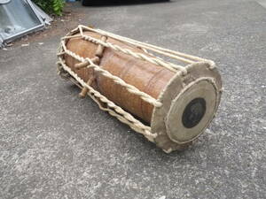 [HD30429] India ethnic musical instrument percussion instruments futoshi hand drum pa leather ji/pa leather -ji