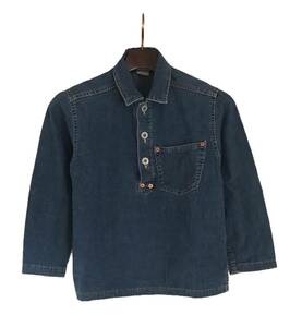 [1000 jpy ~]*MUCHACHA muchacha Denim shirt pull over Kids L