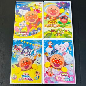 劇場版　アンパンマン　DVD 4本セット　クルン　りんご　ドロリン　フワリー