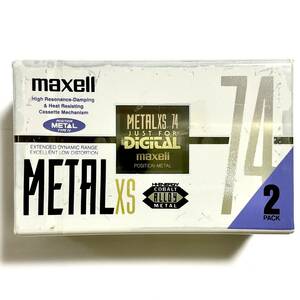 未開封 　カセットテープ　maxell 　METAL XS 74/ 2　