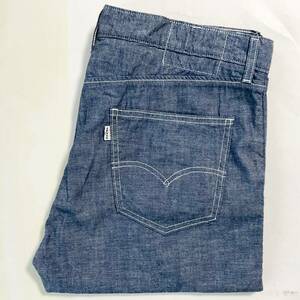 Levi’s　シャンブレーパンツ　W34 　インディゴ　　　W119