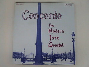 LP/The Modern Jazz Quartet/Concorde/Victor/Prestige/Smj-6599/Japan/1979