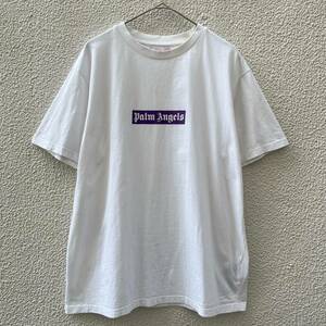 Palm Angels パームエンジェルス XLサイズ Tシャツ ボックスロゴ ロゴ 半袖 ホワイト