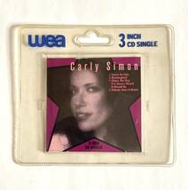 CARLY SIMON 3 inch CD SINGLE WEA 969338-2 独盤 4曲収録 1989年 You're So Vain / Mockingbird 他★カーリー・サイモン 8cm_画像1