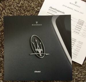  Maserati Ghibli latter term type catalog 2018 year including carriage 