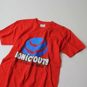  beautiful goods SCREEN STARS by FRUIT OF THE LOOM screen Star z fruit ob The room SONIC YOUTH T-shirt 140cm/ red [2400013298247]