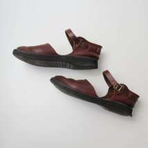 AURORA SHOES オーロラシューズ NEW CHINESE ニュー チャイニーズ ストラップシューズ 6C/ブラウン系 エンジ【2400013303002】_画像4