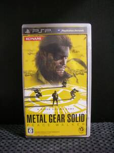 PSP用ソフト メタルギアソリッド ピースウォーカー