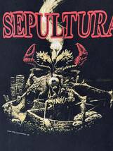 90s SEPULTURA Tシャツ 2 ARISE VINTAGE SODOM PANTERA MEGADETH ANTHRAX COCOBAT ESTAMENT SLAYER METALLICA ALICE IN CHAINS fear of god_画像3