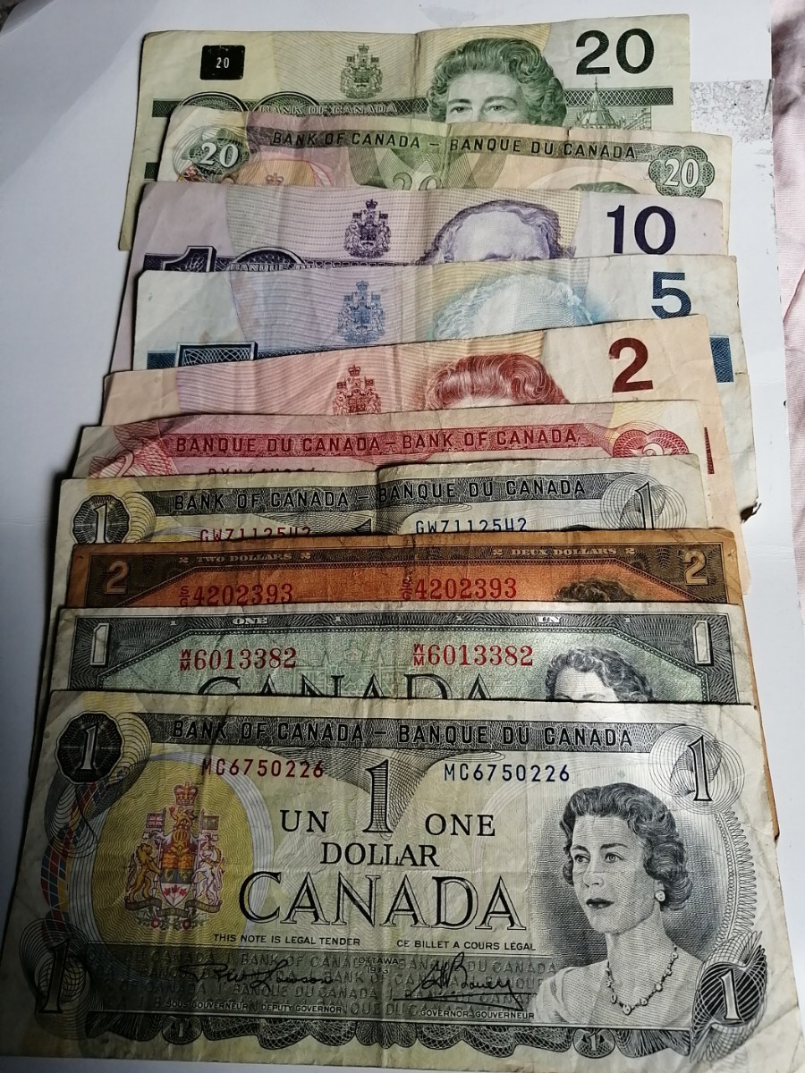 カナダ ドル 紙幣の値段と価格推移は？｜22件の売買データからカナダ