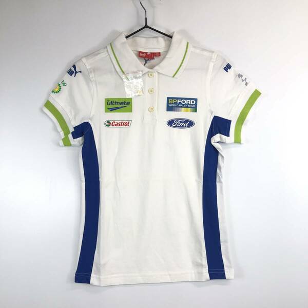 非売品? 未使用 プーマ PUMA BP FORD フォード ポロシャツ world rally team ラリー レディースSサイズ 半袖 海外企画②