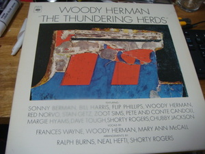 WOODY HERMAN THUNDERING HERDS フランス プレス 3LP BOX CBS 66 378 ウディ ハーマン サンダリング ハード