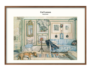 Art hand Auction 1-3733 ■ ¡¡Envío gratis!! Póster artístico pintura tamaño A3 Carl Larsson diseño de ilustración papel mate nórdico, Alojamiento, interior, otros