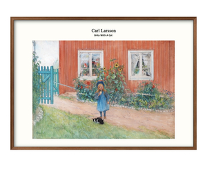 Art hand Auction 1-3749 ■ 免运费!! 艺术海报画 A3 尺寸 Carl Larsson 插画设计北欧哑光纸, 住房, 内部的, 其他的