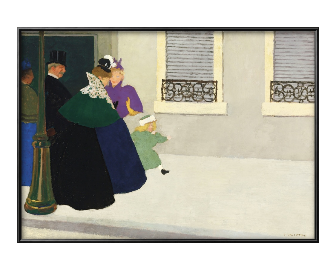 9874 ■ Free shipping!! Art poster painting A3 size Felix Vallotton illustration design Nordic matte paper, Housing, interior, others