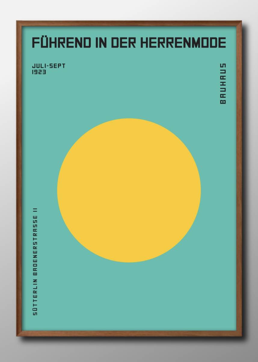 8927 ■ Бесплатная доставка!! Постер А3 Bauhaus BAUHAUS Nordic/Корейский/живопись/иллюстрация/матовый, Корпус, интерьер, другие