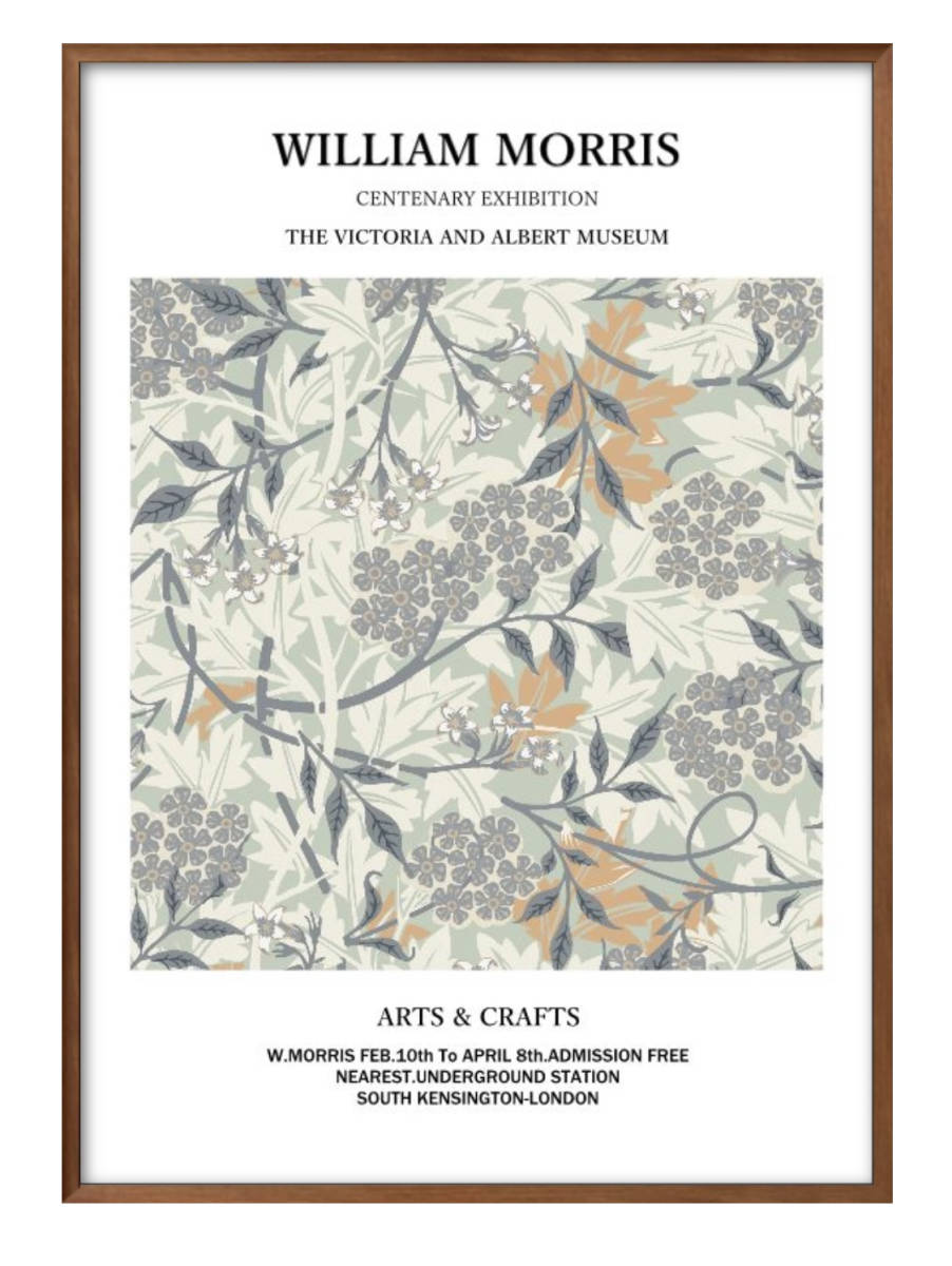 1-9423 ■ Livraison gratuite !! Affiche d'art peinture format A3 William Morris illustration design papier mat nordique, Logement, intérieur, autres