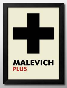 Art hand Auction 11882′Livraison gratuite !! Affiche d'art peinture format A3 Kazimir Malevich Plus illustration design papier mat nordique, Logement, intérieur, autres