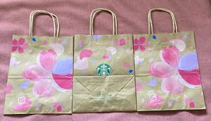 ★☆スターバックス限定ショッパー（紙袋）SAKURA 2023 さくら 桜STARBUCKS COFFEE JAPANスタバ新品未使用品