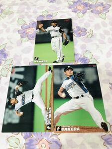 カルビープロ野球チップスカード セット売り 北海道日本ハムファイターズ 武田久