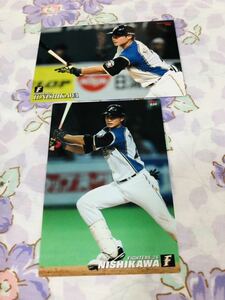 カルビープロ野球チップスカード セット売り 北海道日本ハムファイターズ 西川遥輝