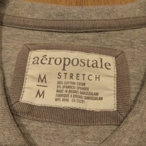 USA古着卸 Mサイズ aeropostale エアロポステール 襟付き ロゴ刺繍 カットソー_画像4