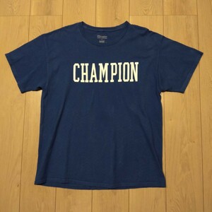 USA古着卸 Lサイズ Champion チャンピオン 文字ロゴ プリント Tシャツ