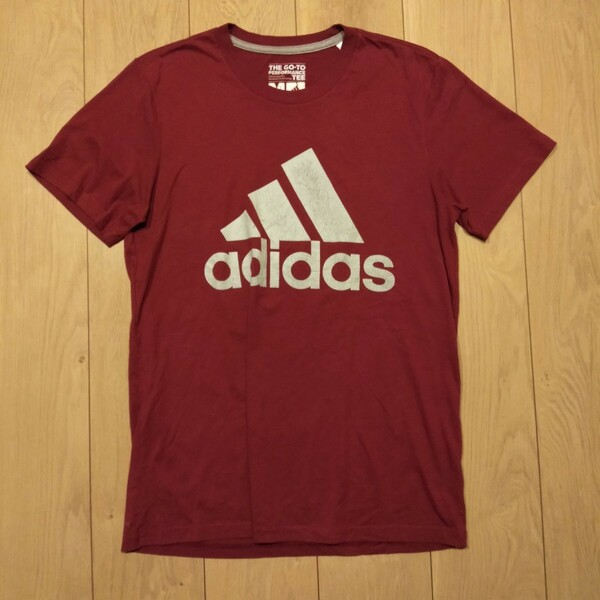 USA古着卸 Mサイズ adidas THE GO TO TEE アディダス ロゴ プリント Tシャツ