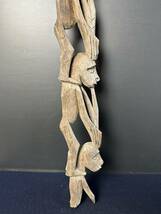 [HG936] 民族資料館より 木彫 民族 彫刻 仏像 人物像 仏教美術 プリミティブアート 木像 アフリカ_画像7