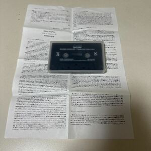 カセットテープ Glenn Hughes Interview 1994年 Zero Corporation 非売品 元Deep Purple